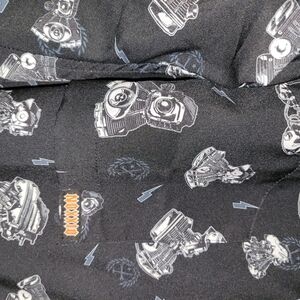 The Moco by Dixxon Flannel Black Shirt with Camera Print